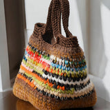 Imagen del bolso de lana merino de colores