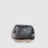 Bolso Clutch Melange negro y blanco