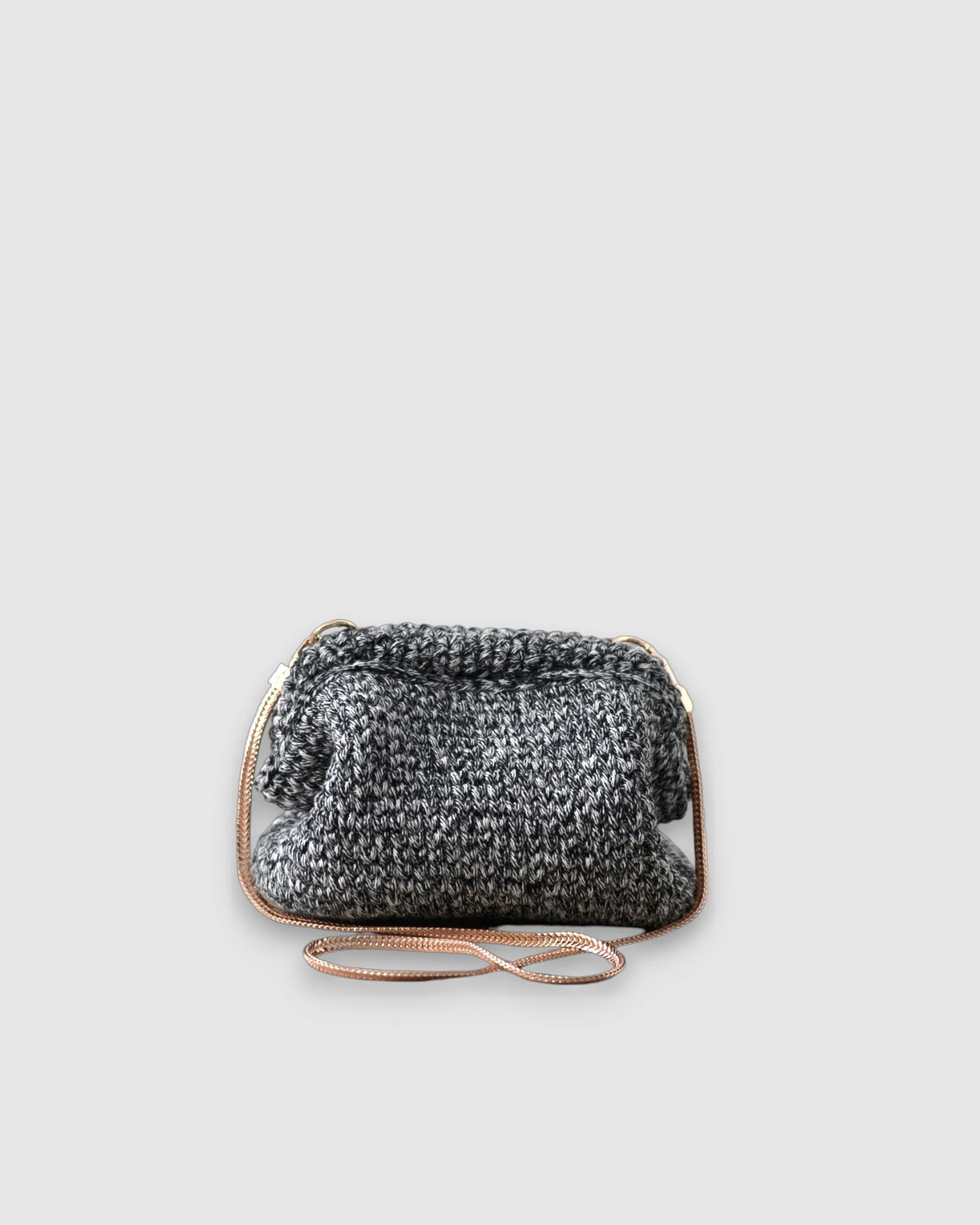 Bolso Clutch Melange negro y blanco
