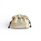 Bolso crochet artesanal Copenhague Lace en color crudo