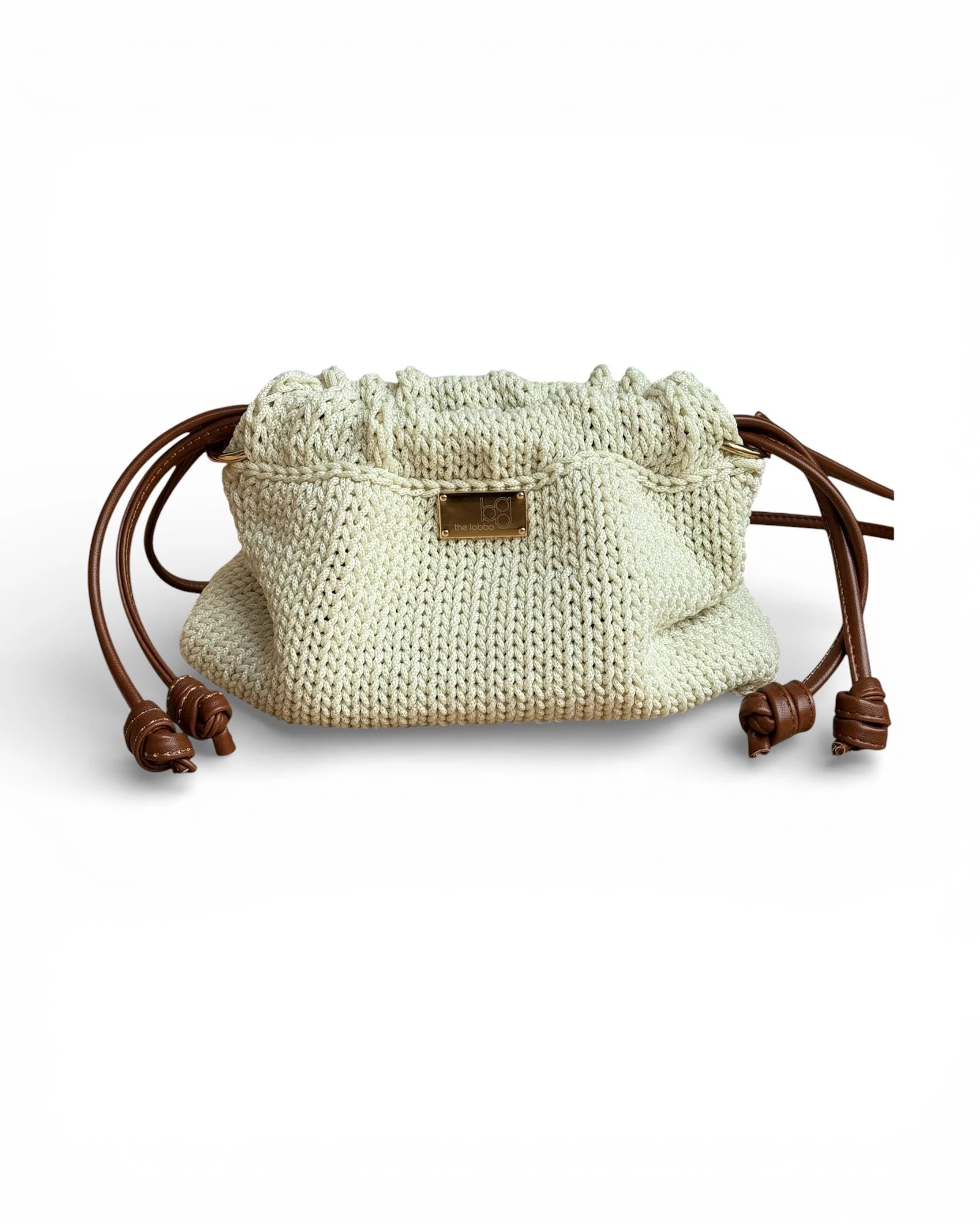 Bolso Copenhagen Blanco Sugar tejido a mano en hilo de polipropileno reciclado – The Labbo