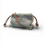 Bolso Copenhagen Plata tejido a mano en hilo de polipropileno reciclado – The Labbo