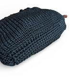 Detalle del tejido estructurado del bolso Copenhagen Negro