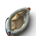 Interior forrado del bolso Copenhagen Plata hecho a mano por The Labbo