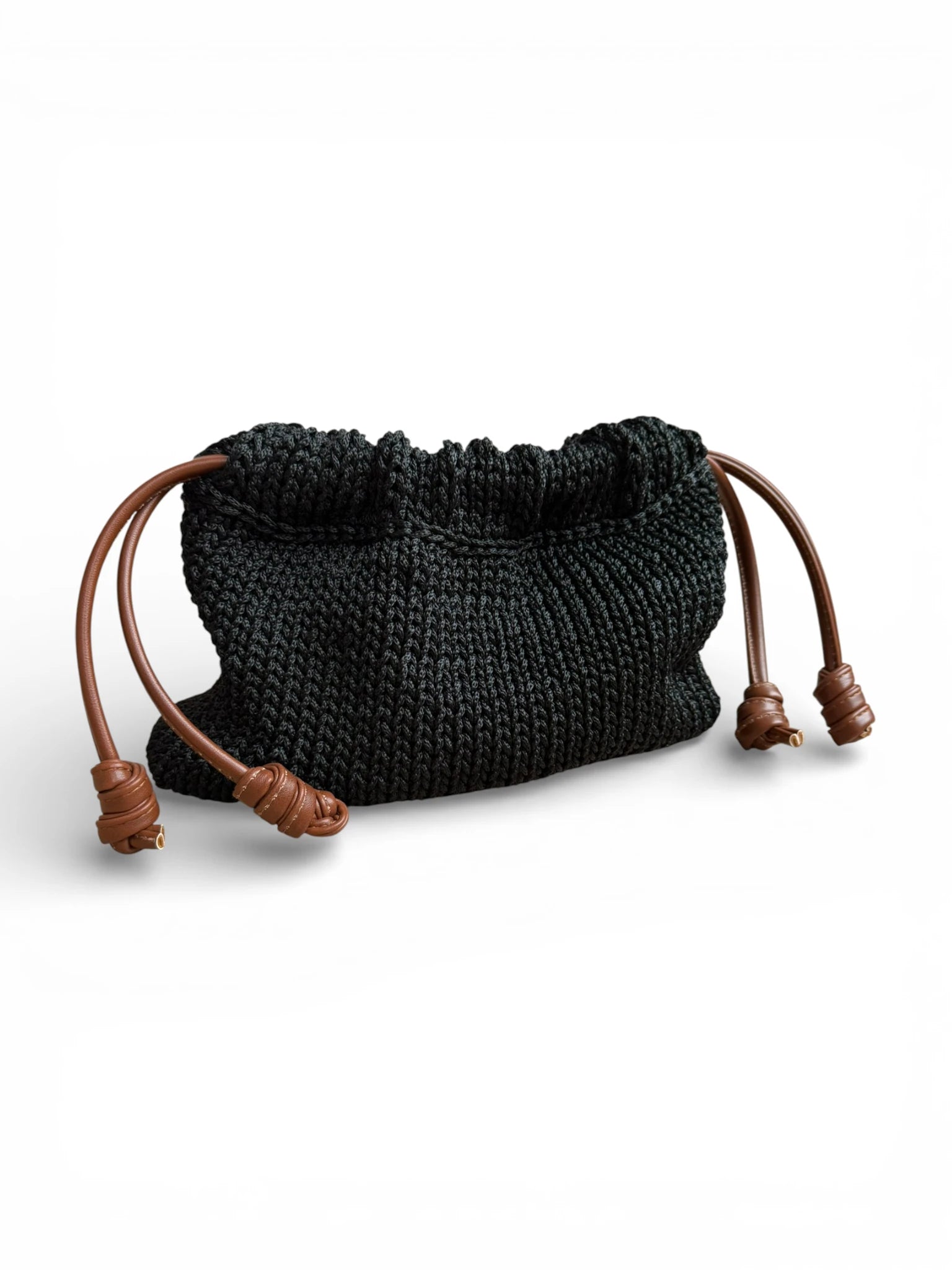 Detalle del revés del bolso Copenhagen Negro